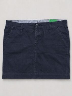 Gaastra Dark Navy Cotton Mini Skirt with Pockets